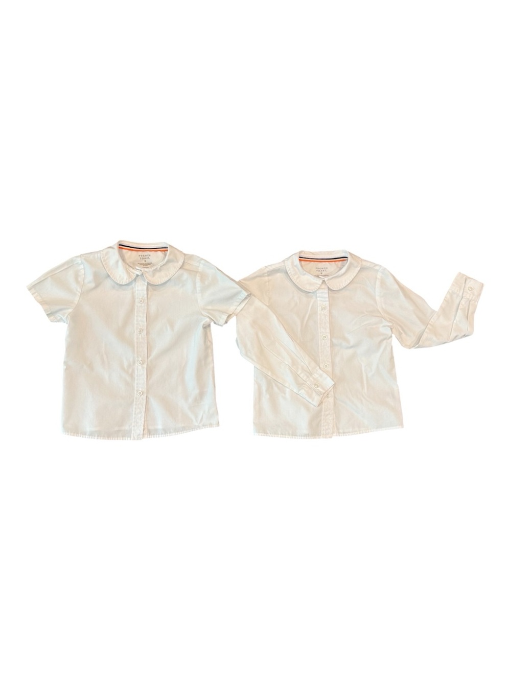 French Toast Peter Pan Collar Blouse Set of 2